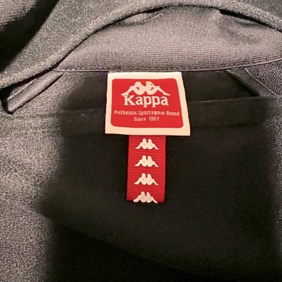 KAPPA Banda Zip Up Jacket Black Medium - Picture 4 of 6